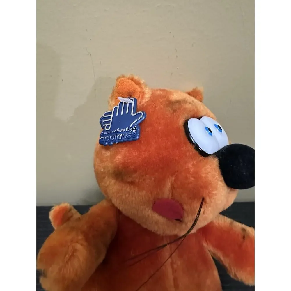 Applause 1982 Vintage Heathcliff Plush Cat Orange Tabby 10